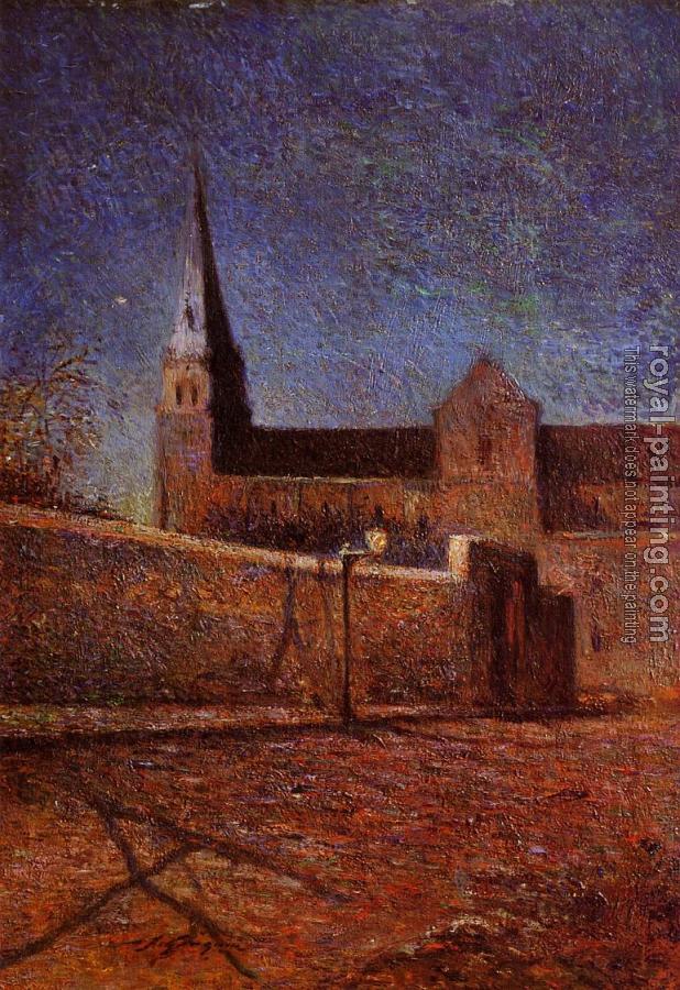 Paul Gauguin : Vaugirard Church by Night